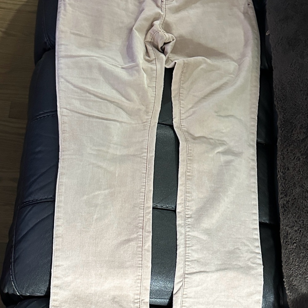 Anthropologie Pilcro & the Letterpress Straight Leg Corduroy Blush Jeans Size 31